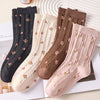 Lässige Socken Mit Blumenmuster