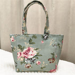 Vintage-Tasche Mit Blumenmuster