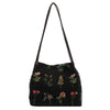 Vintage-Tasche Mit Blumenstickerei