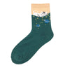 Socken Mit Cartoon-Katzen-Muster