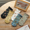 Vintage Blumensocken