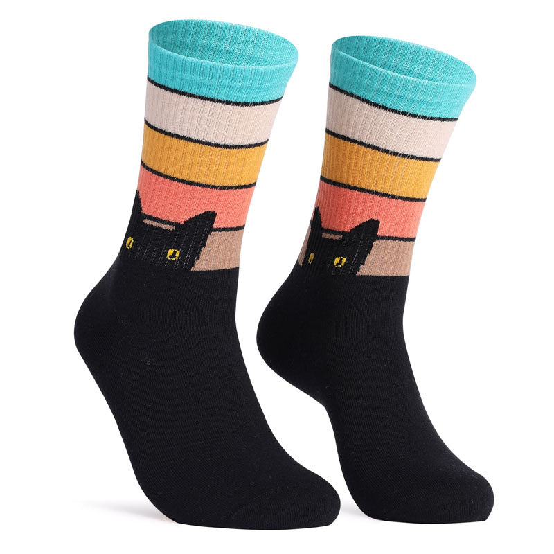 Niedliche Socken Mit Katzenmuster