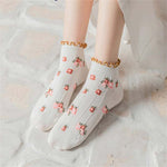 Vintage Blumensocken