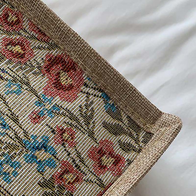 Vintage-Tasche Mit Blumenmuster