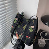 Vintage-Tasche Mit Blumenstickerei