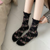 Vintage-Socken Mit Blumenmuster