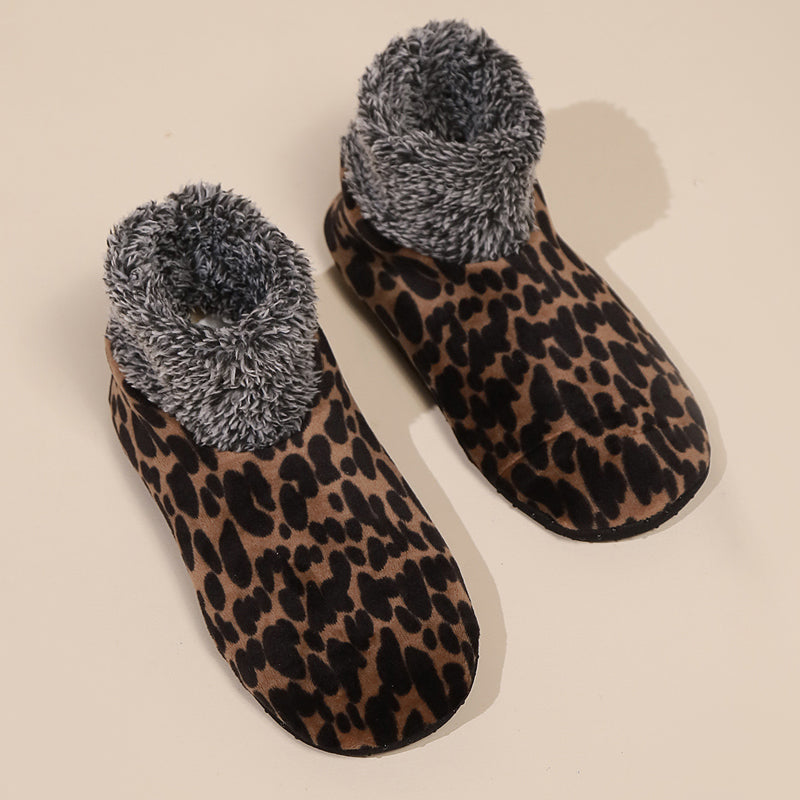 Warme Socken Mit Leopardenmuster