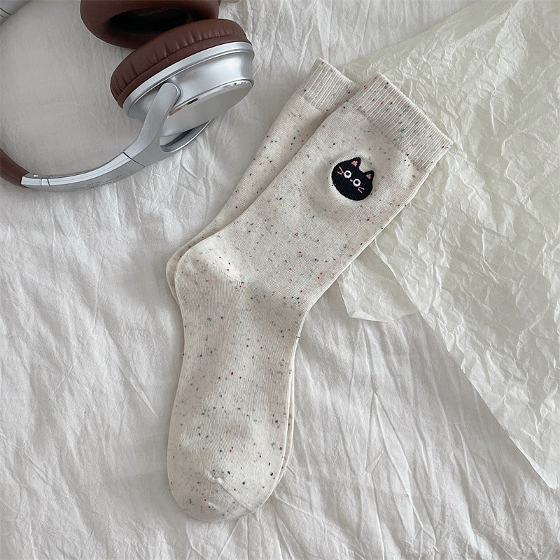 Lässige Socken Mit Katzenprint