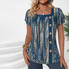 Vintage-Bluse Mit Leopardenmuster