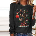 【100% Baumwolle】Kreatives Weihnachts-T-Shirt