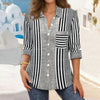 Vintage Gestreifte Bluse