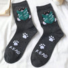 Socken Mit Cartoon-Katzen