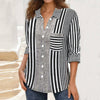 Vintage Gestreifte Bluse