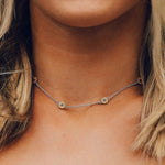 Böhmische Sonnenblumen-Halskette