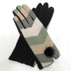 Vintage Gestreifte Warme Handschuhe