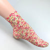 Atmungsaktive Blumensocken