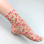 Atmungsaktive Blumensocken