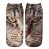 Socken Mit Kreativem Katzenmuster