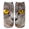 Socken Mit Kreativem Katzenmuster
