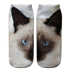 Socken Mit Kreativem Katzenmuster