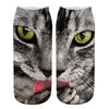 Socken Mit Kreativem Katzenmuster