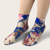 Atmungsaktive Blumensocken