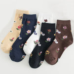 Vintage Blumensocken