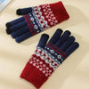 Warme Vintage-Ethno-Handschuhe