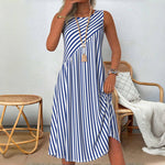 Gestreiftes Freizeitkleid
