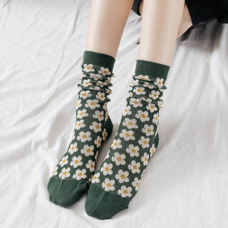 Vintage Blumensocken