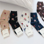 Vintage Blumensocken