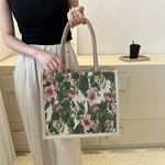 Vintage-Tasche Mit Blumenmuster