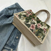 Vintage-Tasche Mit Blumenmuster