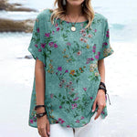 Vintage-T-Shirt Mit Blumenmuster