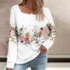 Elegante Bluse Mit Blumendruck