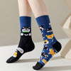 Asymmetrische Socken Mit Tiermuster