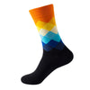 Bunt Karierte Freizeitsocken