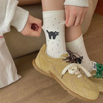 Lässige Socken Mit Katzenprint