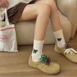 Lässige Socken Mit Katzenprint