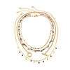 Vintage Boho Perlen Halskette