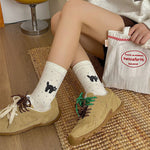 Lässige Socken Mit Katzenprint