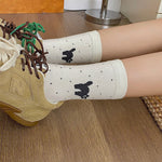 Lässige Socken Mit Katzenprint
