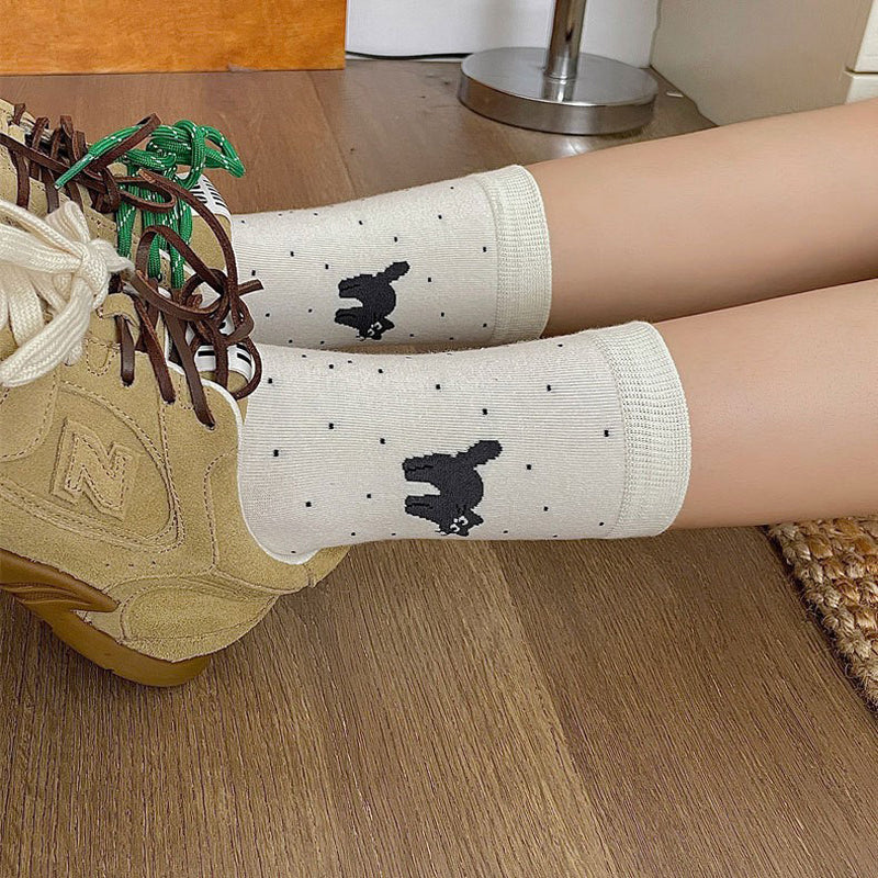 Lässige Socken Mit Katzenprint
