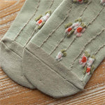 Vintage Blumensocken