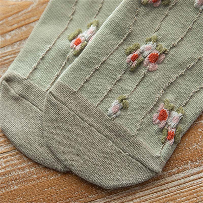 Vintage Blumensocken