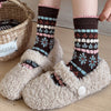 Warme Socken Mit Blumenmuster