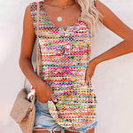 Bunt Bedrucktes Tanktop