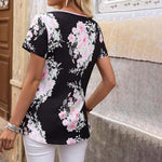 Elegante Bluse Mit Blumendruck