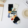 Lässige Asymmetrische Socken