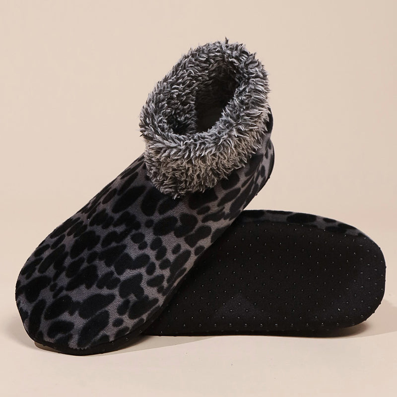 Warme Socken Mit Leopardenmuster